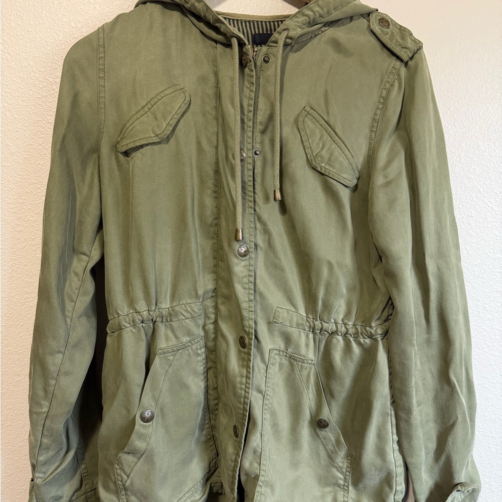 Women’s Green Hooded Jacket
